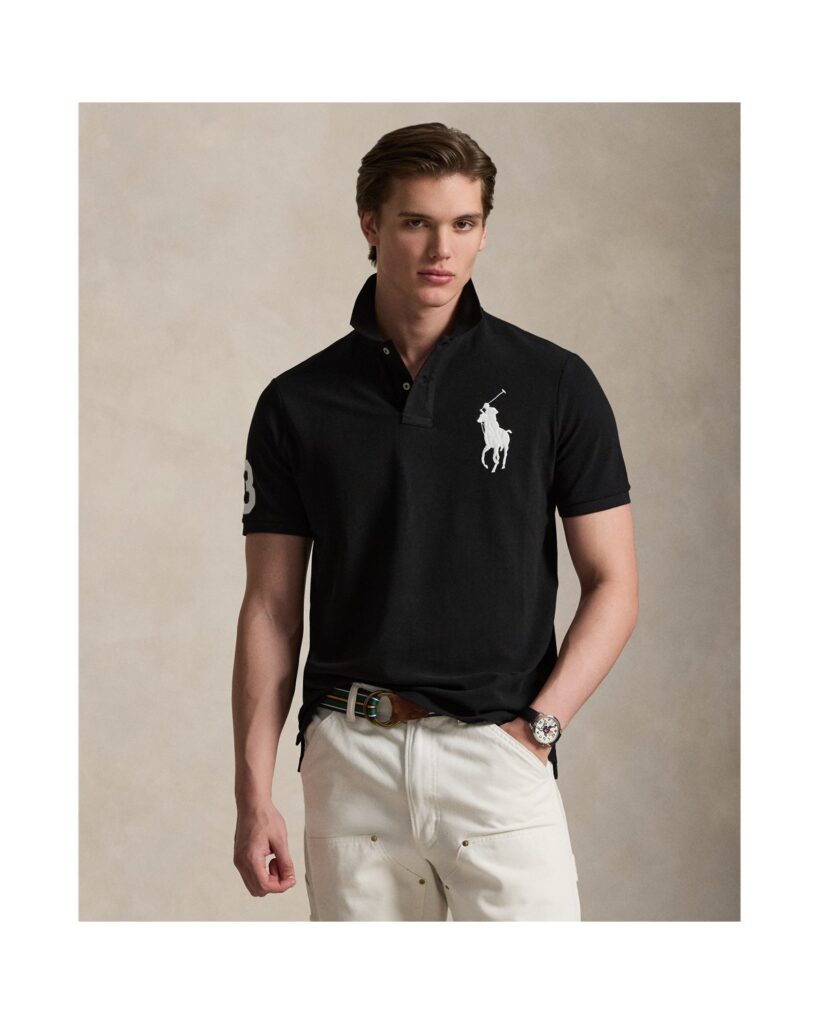 Ralph Lauren Big Pony – Camisa Polo em Piquet