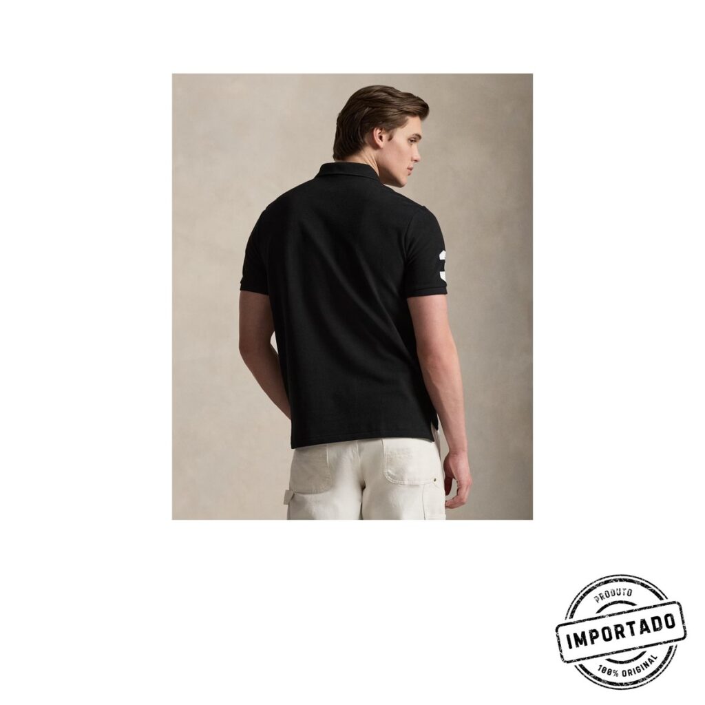 Ralph Lauren Big Pony – Camisa Polo em Piquet