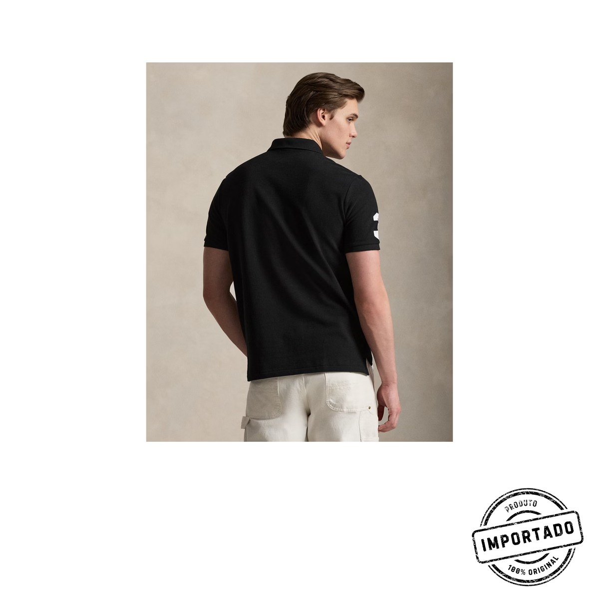 Ralph Lauren Big Pony – Camisa Polo em Piquet - Imagem 1