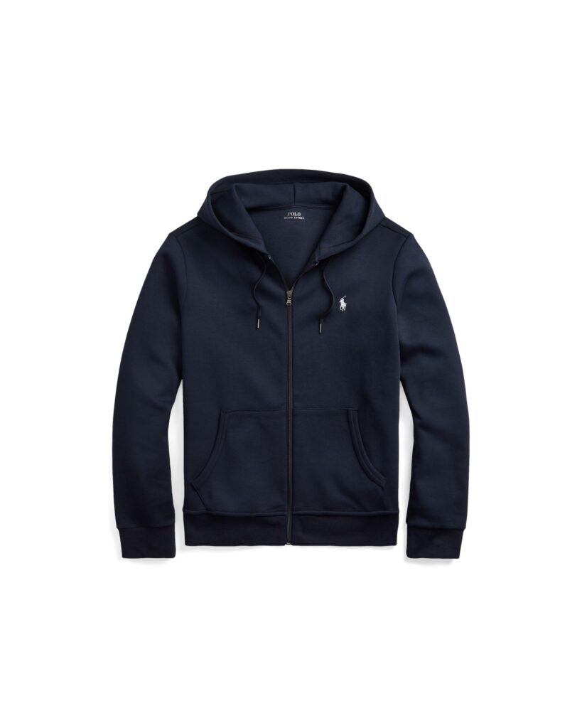 Ralph Lauren Double-Knit – Moletom com Capuz e Zíper