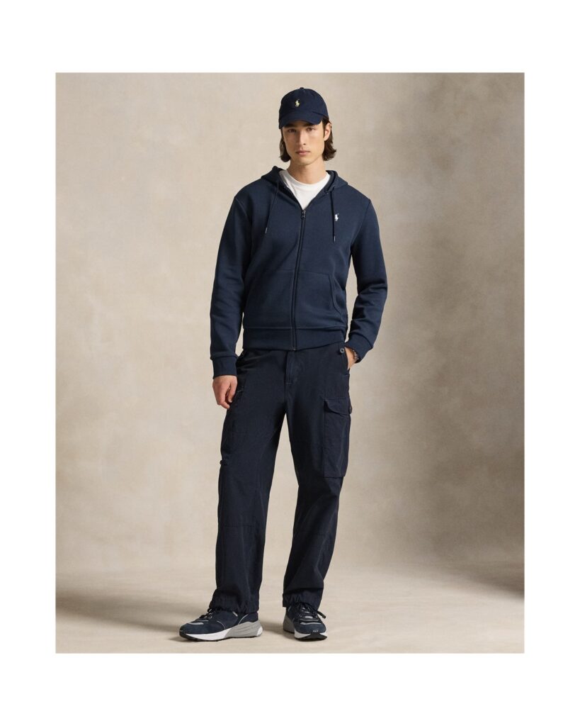 Ralph Lauren Double-Knit – Moletom com Capuz e Zíper