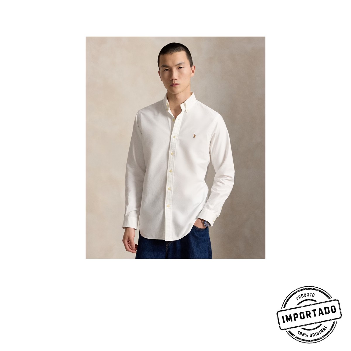 Ralph Lauren Iconic Oxford – Camisa Oxford - Imagem 1