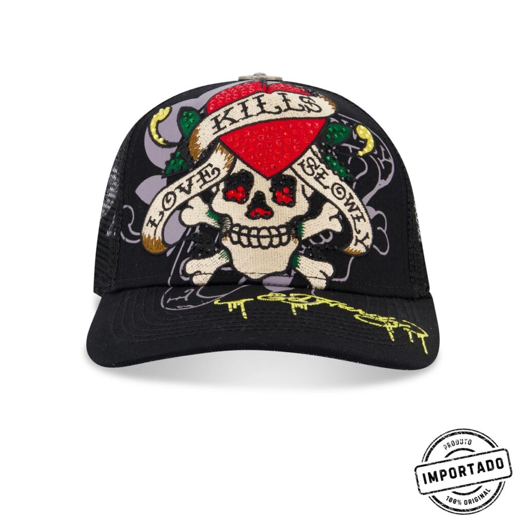 Rhinestone LKS Skull Hat