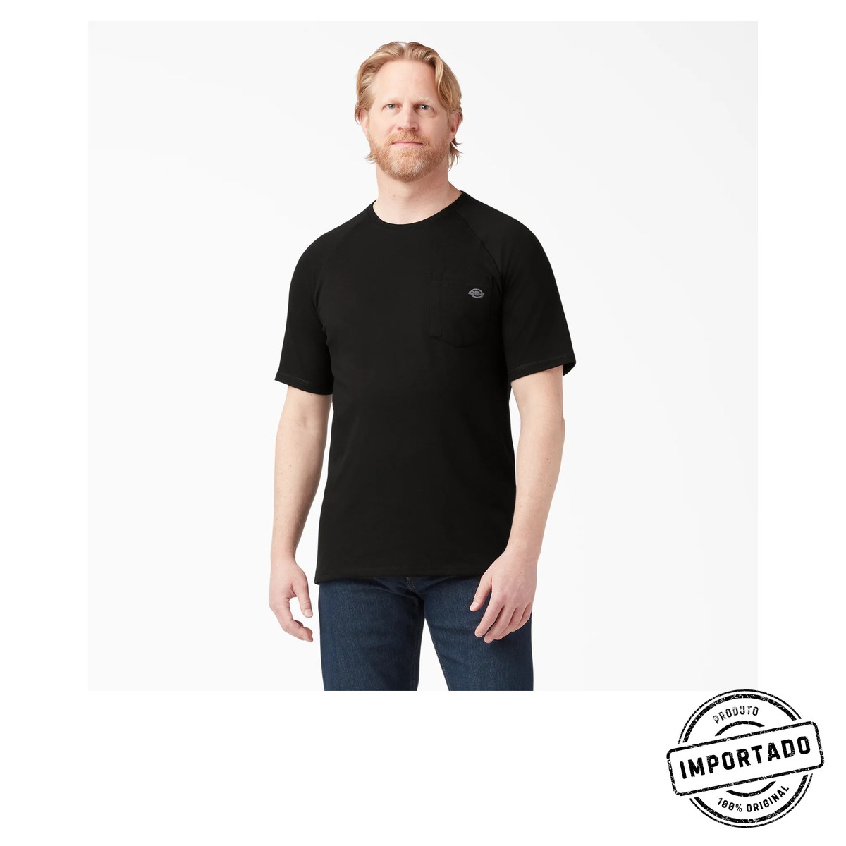 Dickies Cooling – Camiseta Manga Curta com Bolso - Imagem 1