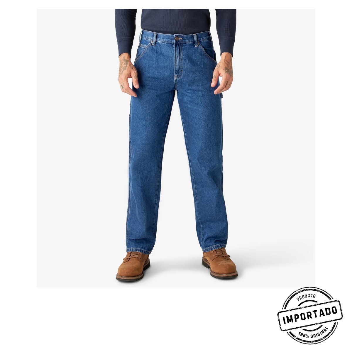 Dickies Relaxed Fit Carpenter Jeans - Imagem 1