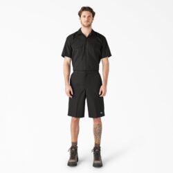 Dickies Loose Fit Flat Front Work Shorts, 13" - Imagem 4