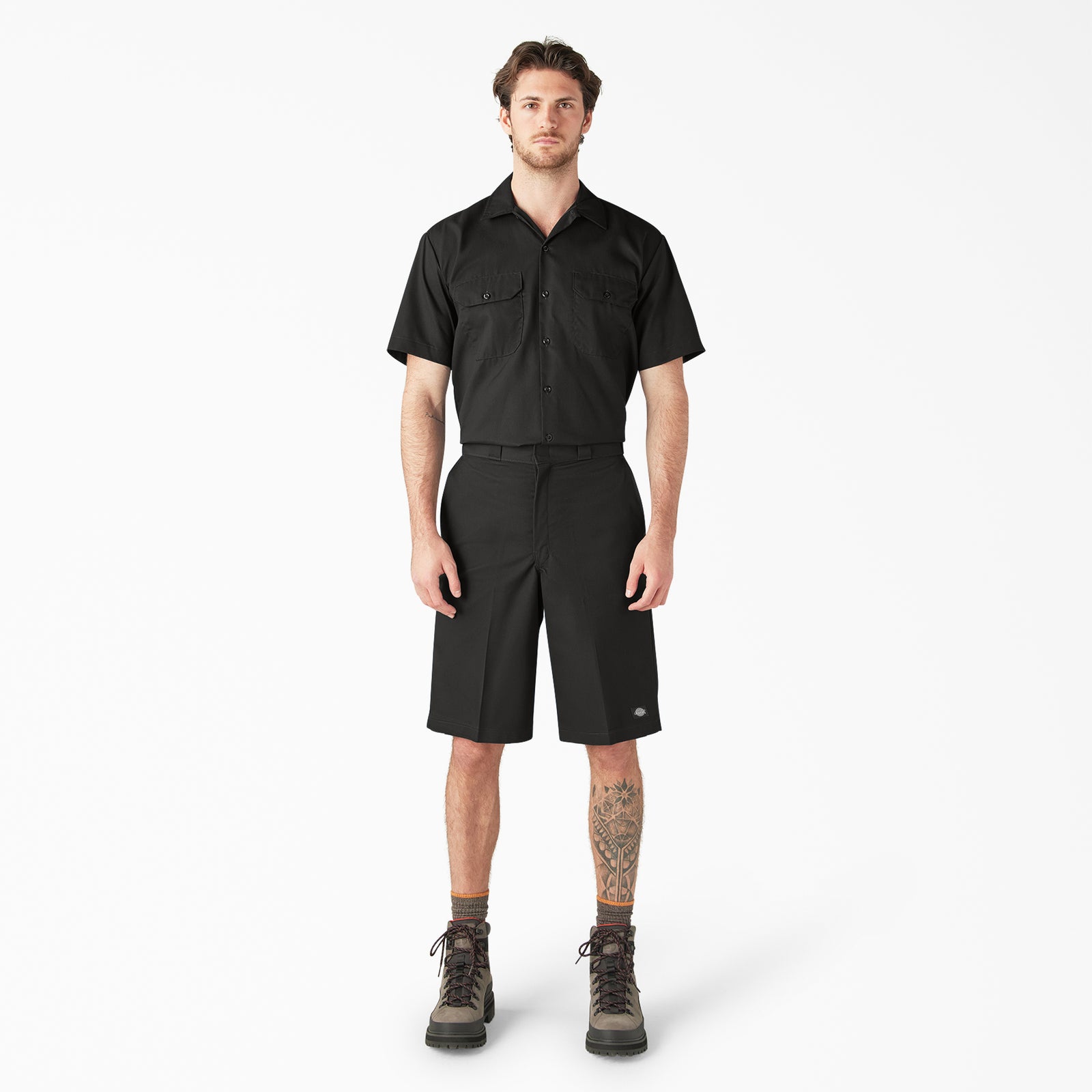 Dickies Loose Fit Flat Front Work Shorts, 13" - Imagem 4