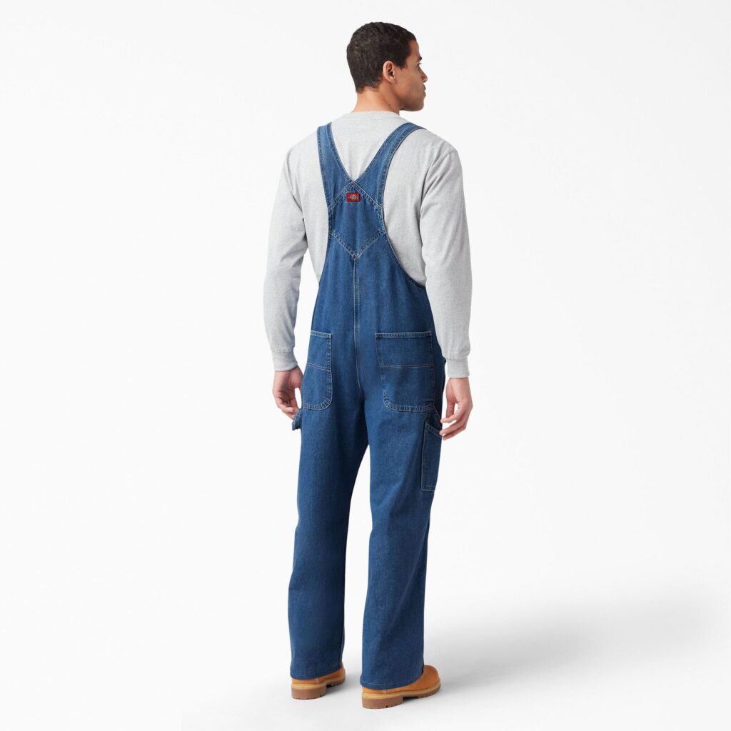 Dickies 8396 Stonewashed Indigo Bib – Jardineira Jeans Estonada