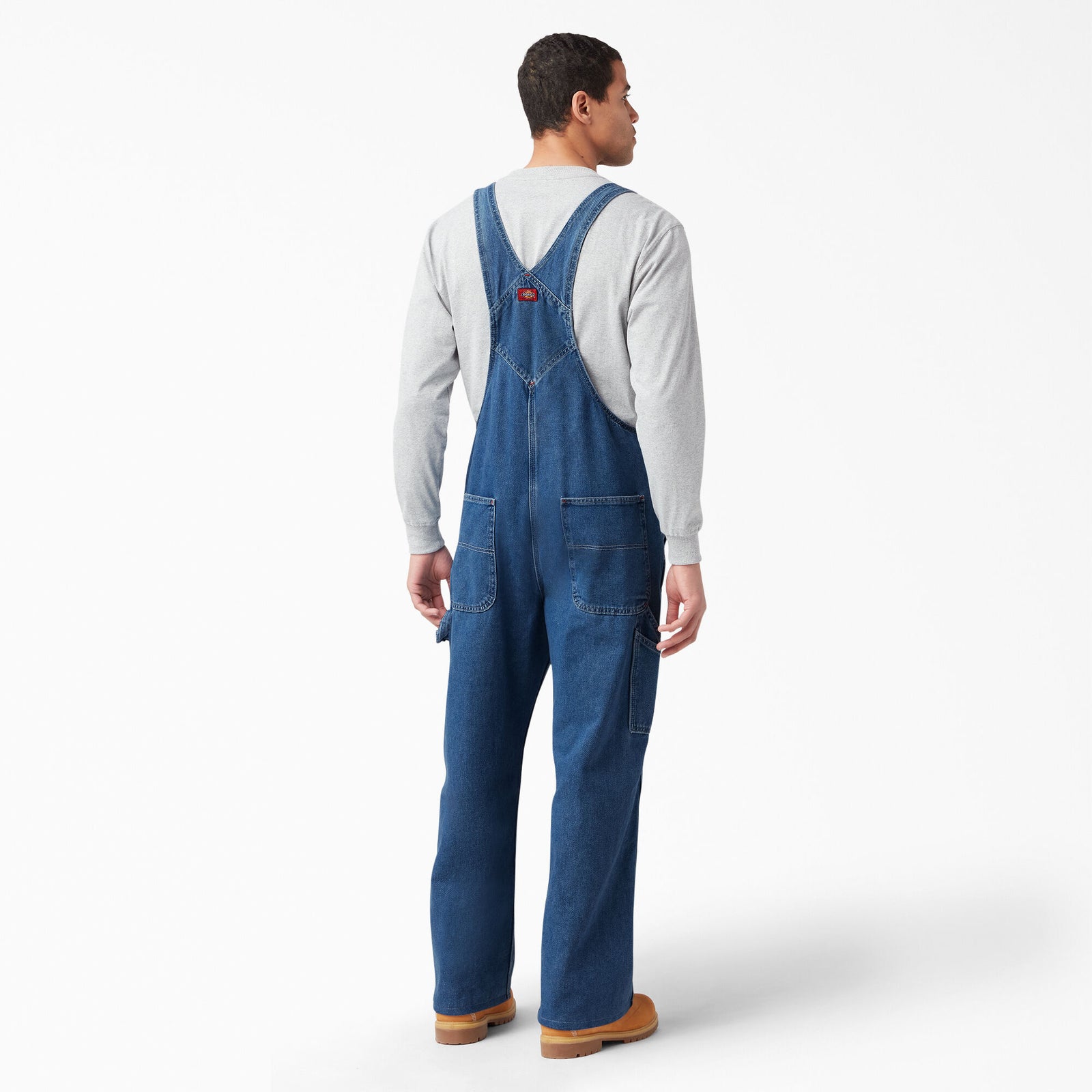 Dickies 8396 Stonewashed Indigo Bib – Jardineira Jeans Estonada - Imagem 2