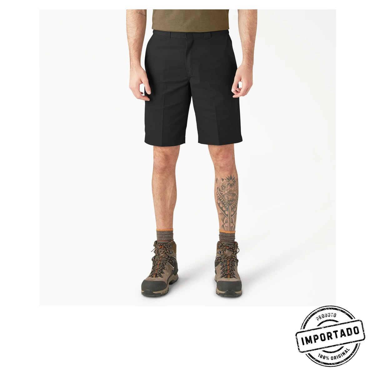 Dickies FLEX Relaxed Fit Work Shorts, 11" - Imagem 1