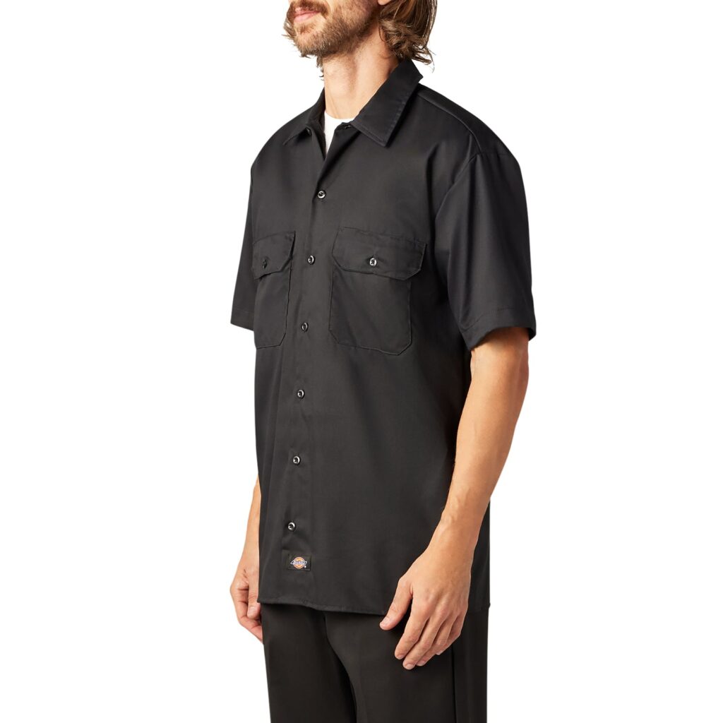 Dickies FLEX Relaxed Fit – Camisa de Trabalho Manga Curta