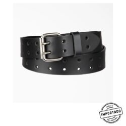 Dickies – Cinto de Couro Perfurado com Fivela Dupla - Imagem 1