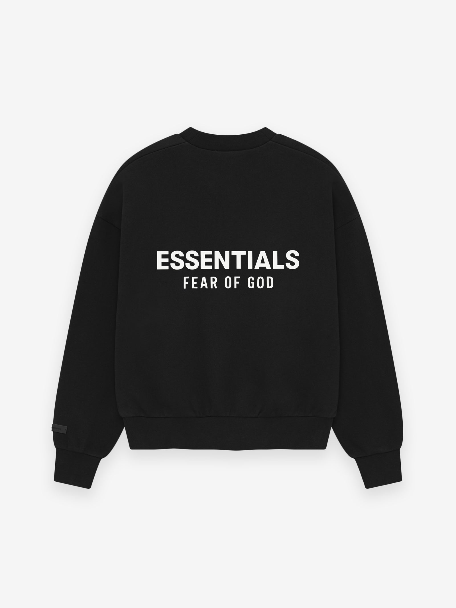 Fear of God ESSENTIALS Classic Crewneck – Conjunto Moletom e Calça (Preto) - Imagem 3