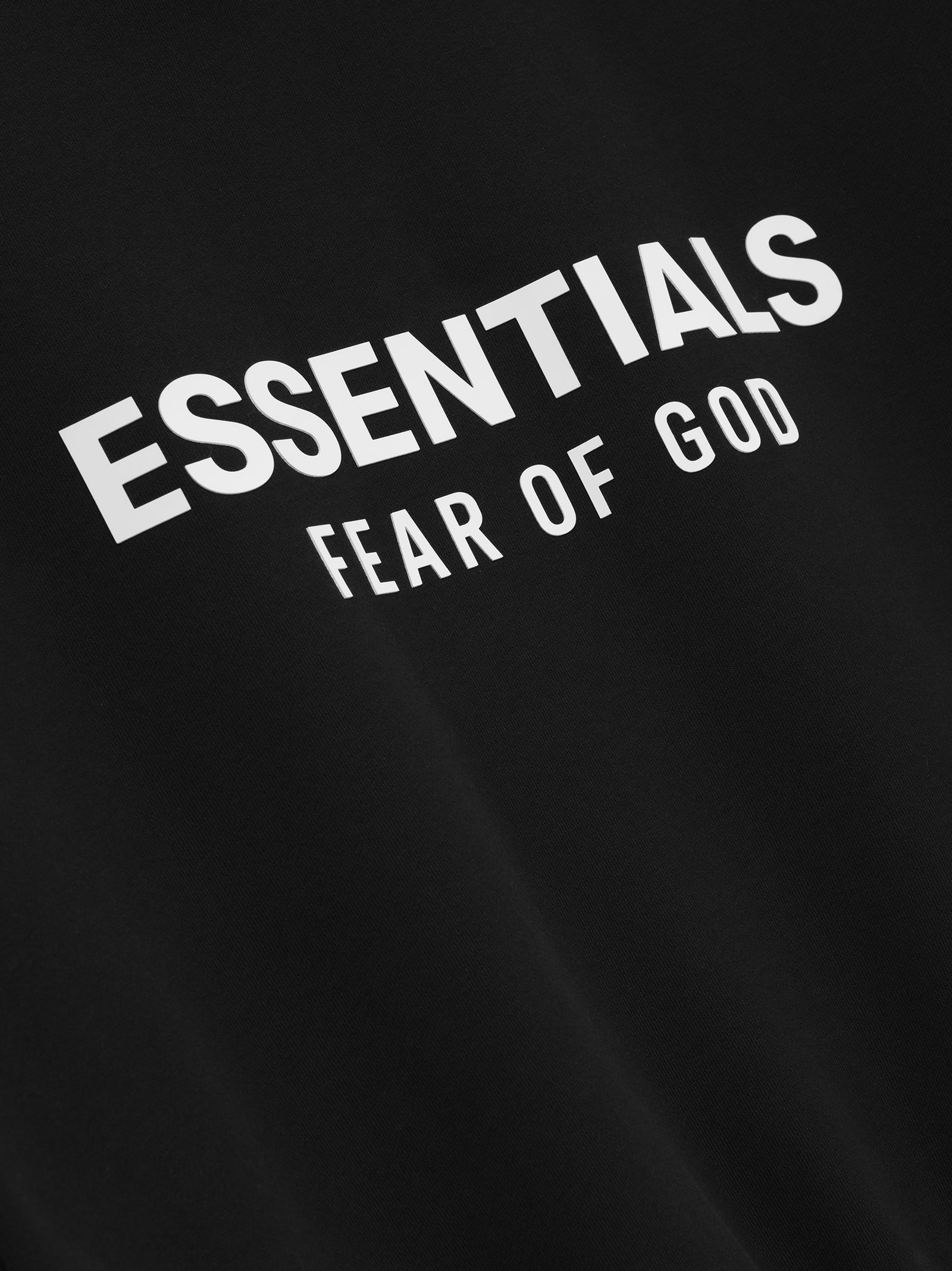 Fear of God ESSENTIALS Classic Crewneck – Conjunto Moletom e Calça (Preto) - Imagem 4