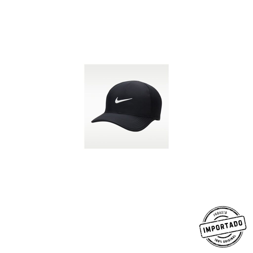 Nike Dri-FIT Club Unstructured Featherlight Cap - Black/White - Size XS/S