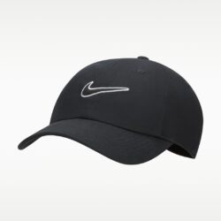 Nike Club Unstructured Swoosh Cap - Black/Black - Size S/M - Imagem 2