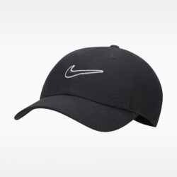 Nike Club Unstructured Swoosh Cap - Black/Black - Size S/M - Imagem 3