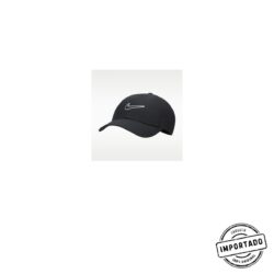 Nike Club Unstructured Swoosh Cap - Black/Black - Size S/M - Imagem 1