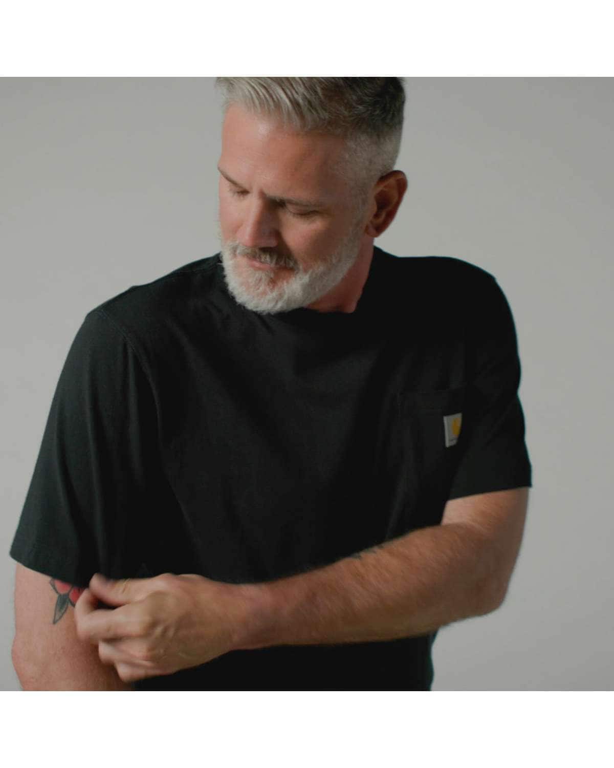 Carhartt K87 – Camiseta de Malha Pesada com Bolso - Imagem 2