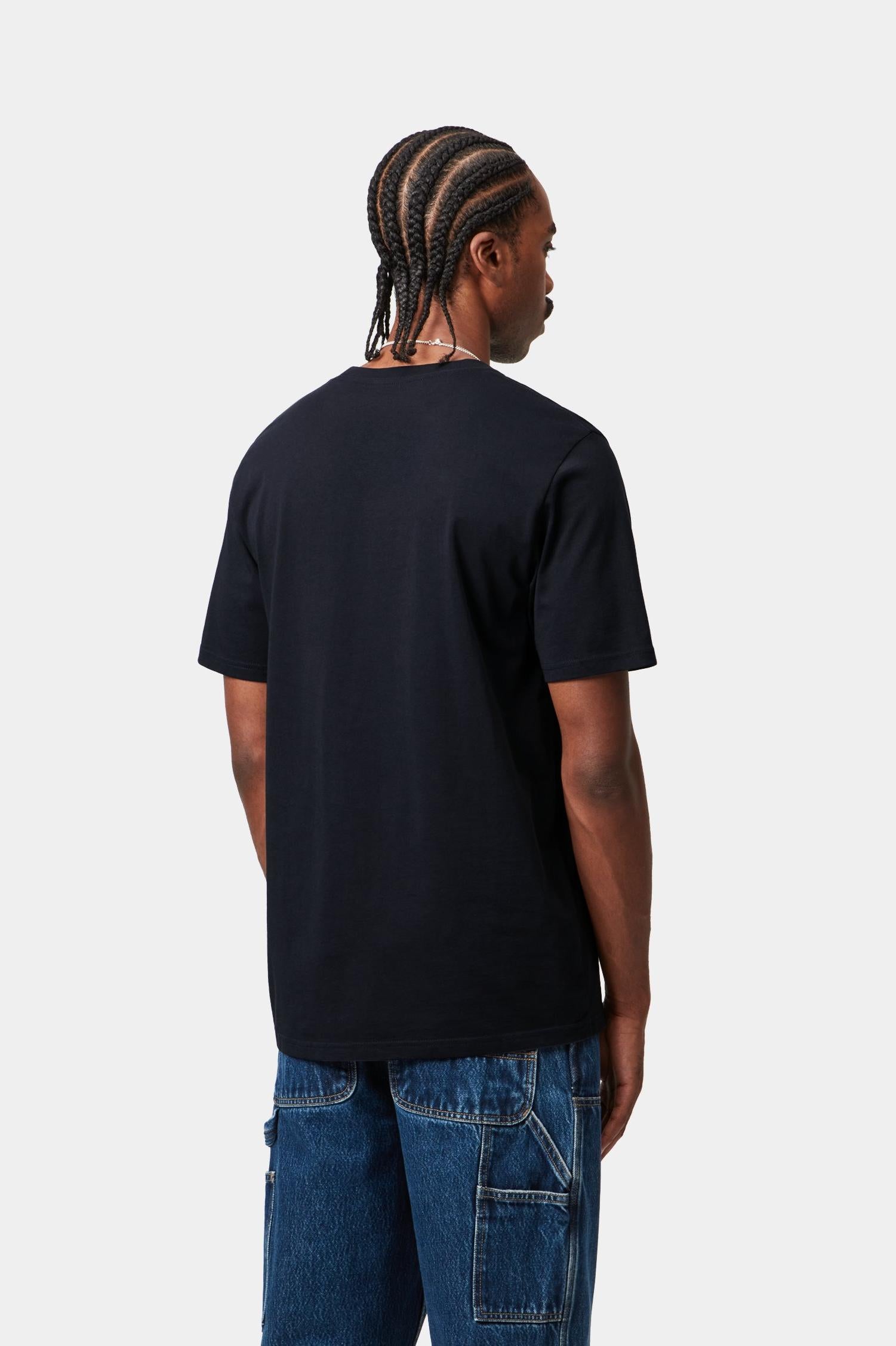 Carhartt WIP Pocket – Camiseta com Bolso (Azul-marinho) - Imagem 3