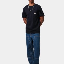 Carhartt WIP Pocket – Camiseta com Bolso (Azul-marinho) - Imagem 4