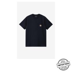 Carhartt WIP Pocket – Camiseta com Bolso (Azul-marinho) - Imagem 1