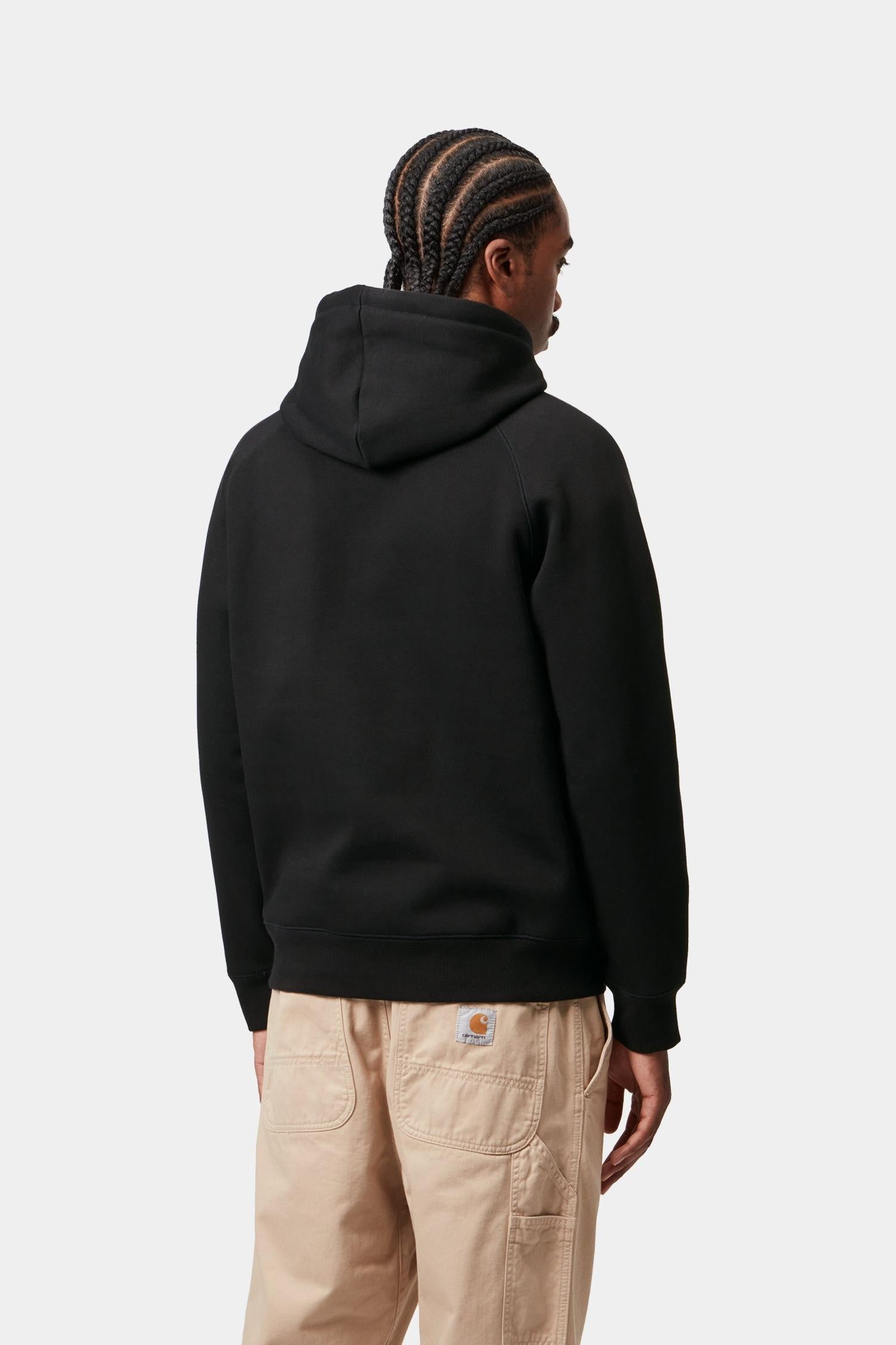 Carhartt WIP Chase – Moletom com Capuz (Preto) - Imagem 3
