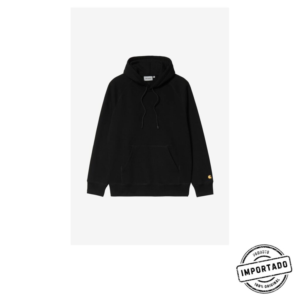 Carhartt WIP Chase – Moletom com Capuz (Preto)