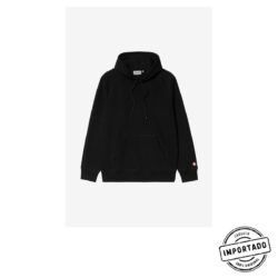 Carhartt WIP Chase – Moletom com Capuz (Preto) - Imagem 1
