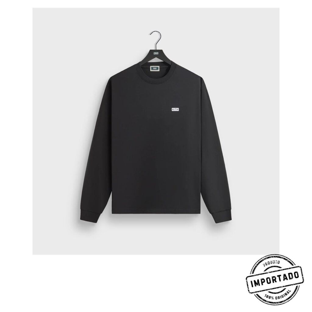 Kith LAX – Camiseta Manga Longa (Preta)