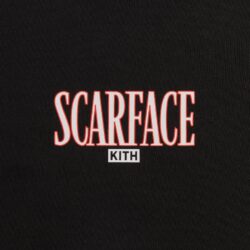 Kith for Scarface Tony Montana – Camiseta Manga Longa (Preta) - Imagem 3
