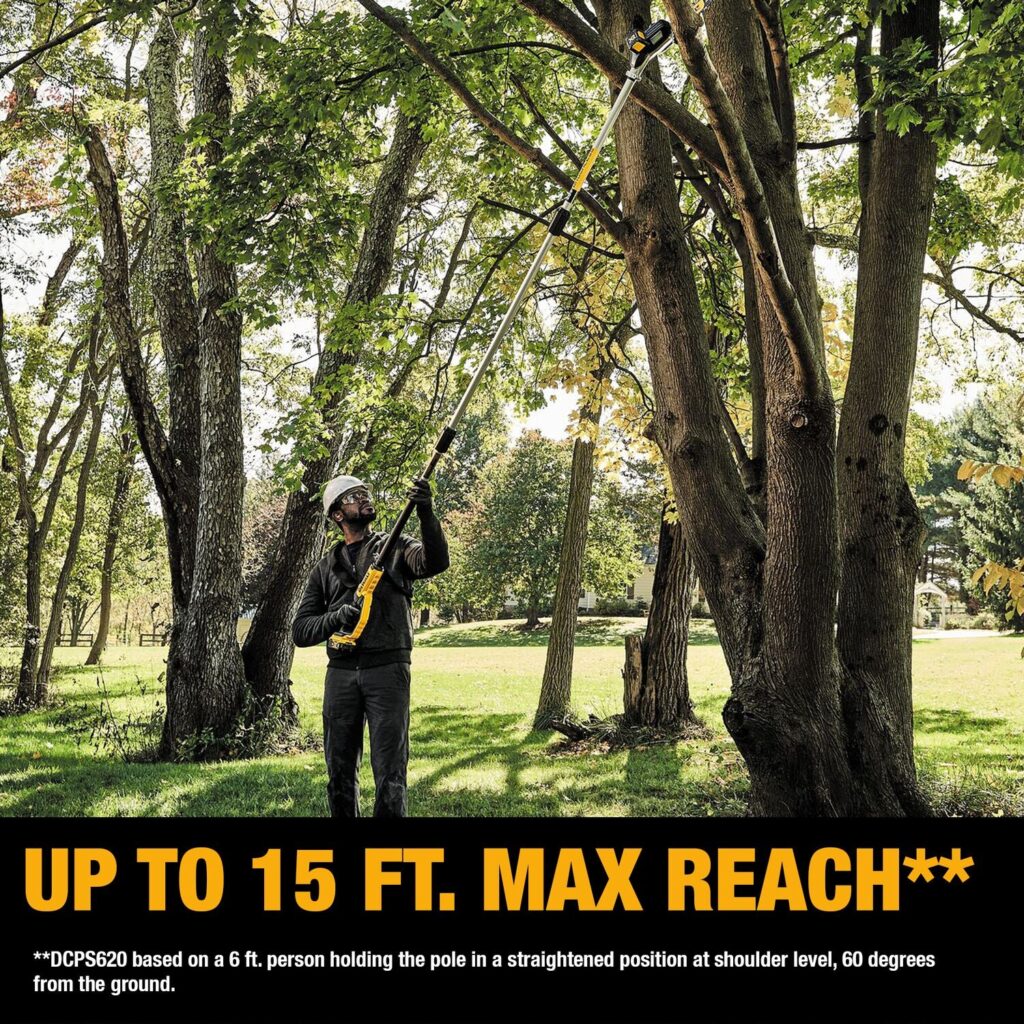 Dewalt DCKO86M1 20V Max* Cordless Pole Saw And Pole Hedge Trimmer Combo Kit