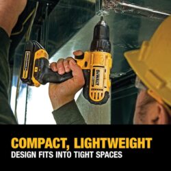 DEWALT 4-Tool 20-Volt Max Power Tool Combo Kit with Soft Case (2-Batteries and charger Included) - Imagem 4