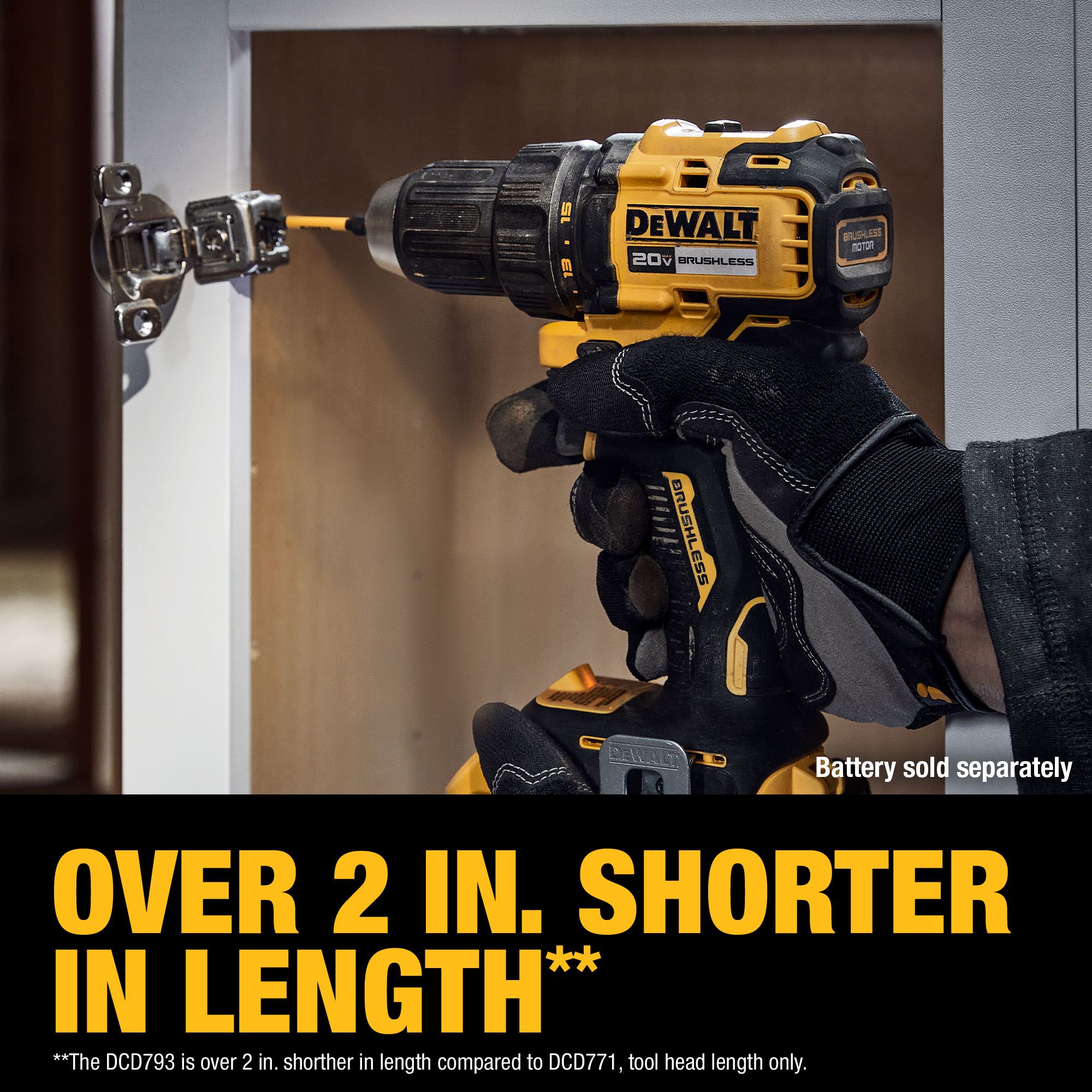 DEWALT 20V MAX 2-Tool Brushless Power Tool Combo Kit with Soft Case (2-Batteries and Charger Included) - Imagem 4