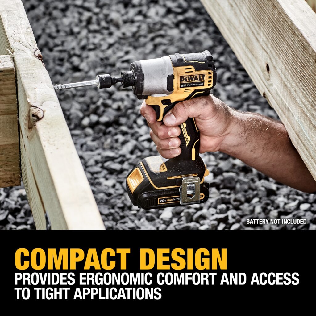 DEWALT 20V MAX 2-Tool Brushless Power Tool Combo Kit with Soft Case (2-Batteries and Charger Included)