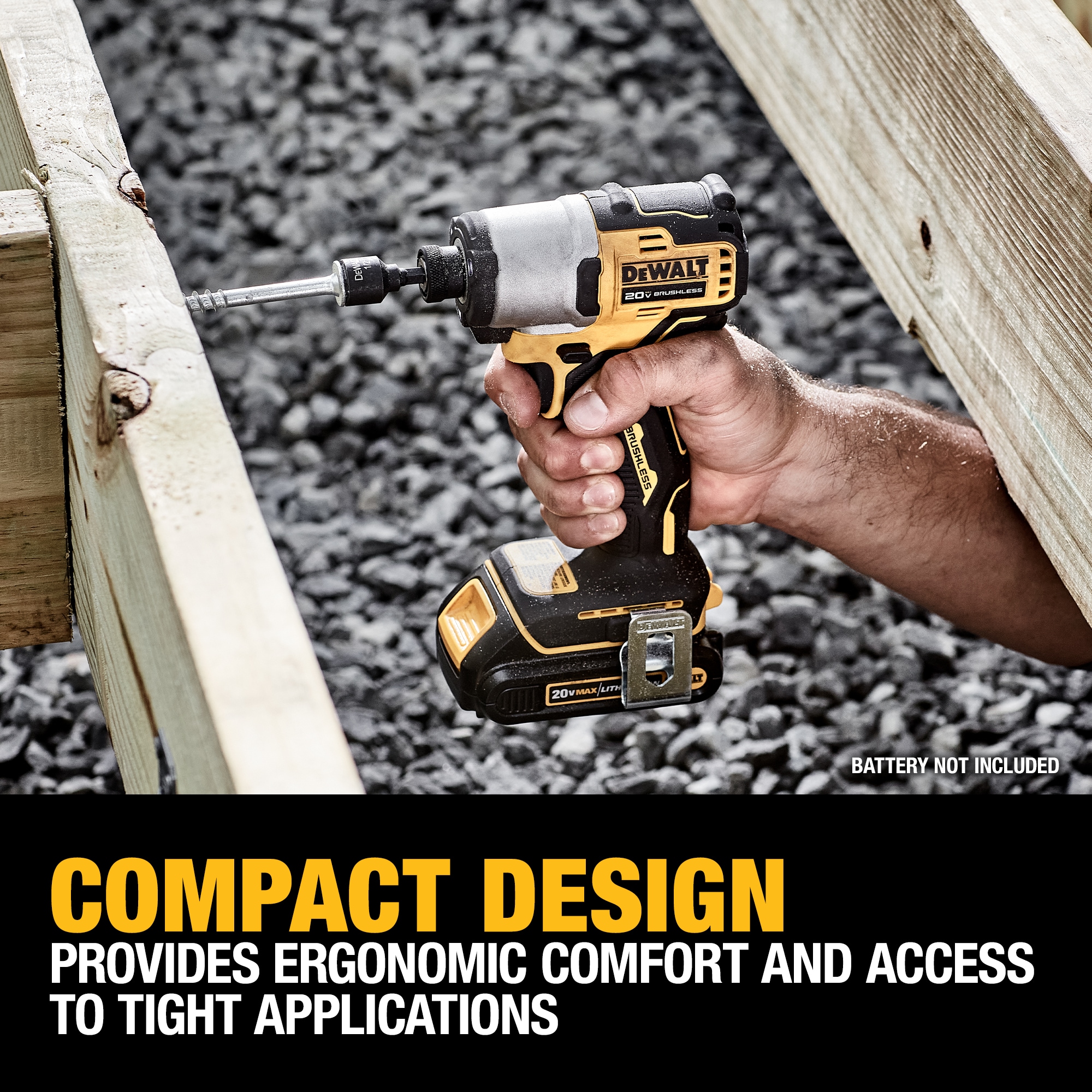 DEWALT 20V MAX 2-Tool Brushless Power Tool Combo Kit with Soft Case (2-Batteries and Charger Included) - Imagem 6