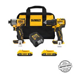 DEWALT 20V MAX 2-Tool Brushless Power Tool Combo Kit with Soft Case (2-Batteries and Charger Included) - Imagem 1