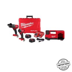 Milwaukee M18 FUEL 18-Volt Lithium-Ion Brushless Cordless Hammer Drill and Impact Driver Combo Kit (2-Tool) with Inflator 3697-22-2848-20 - Imagem 1