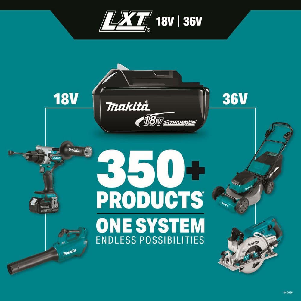 Makita 18V LXT Lithium-Ion Brushless Cordless High Torque 1/2 in. 3-Speed Drive Impact Wrench (Tool-Only) XWT08Z
