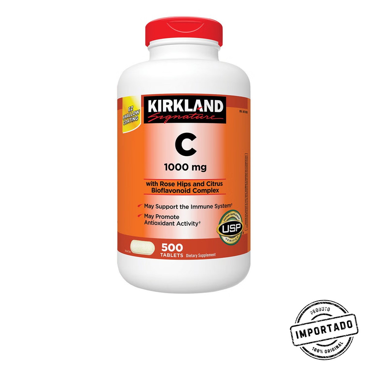 Kirkland Signature Vitamin C 1000 mg., 500 Tablets - Imagem 1
