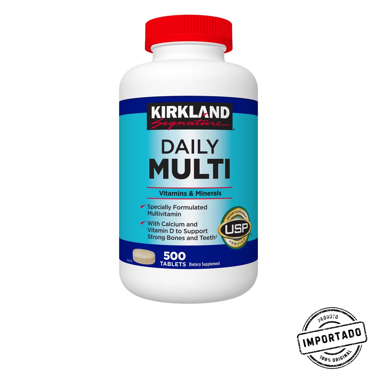 Kirkland Signature Daily Multi, 500 Tablets - Imagem 1