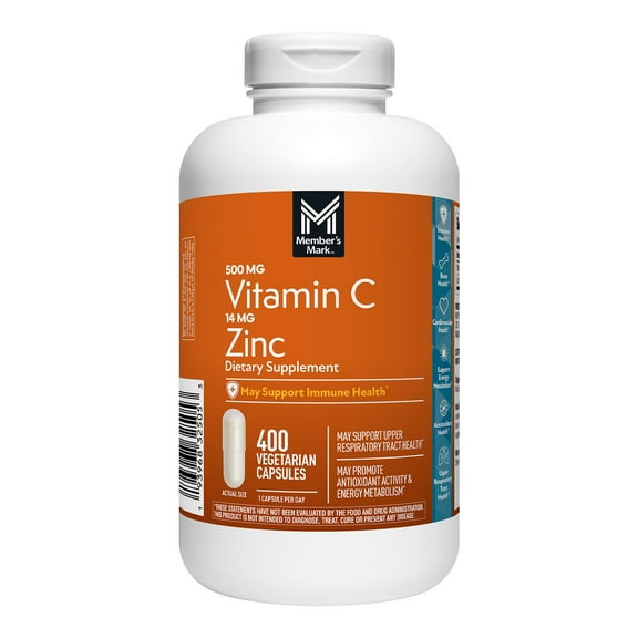 Member's Mark Vitamin C Plus Citrus Bioflavonoids & Rose Hips Tablets, 1000mg, 500 ct.