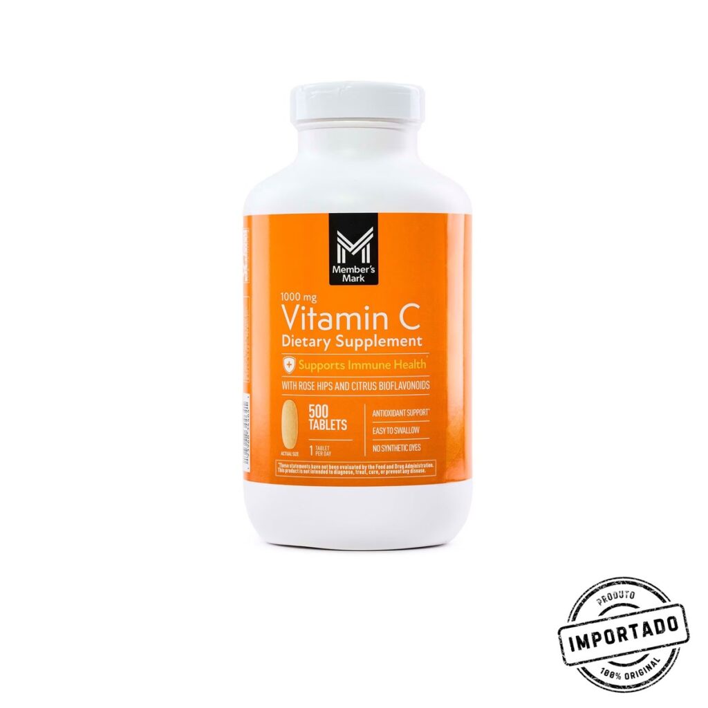 Member's Mark Vitamin C Plus Citrus Bioflavonoids & Rose Hips Tablets, 1000mg, 500 ct.