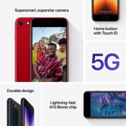 Apple iPhone SE 3rd Gen (2022) 64/128/256GB-U nlocked -Refurbished Excellent - Imagem 4