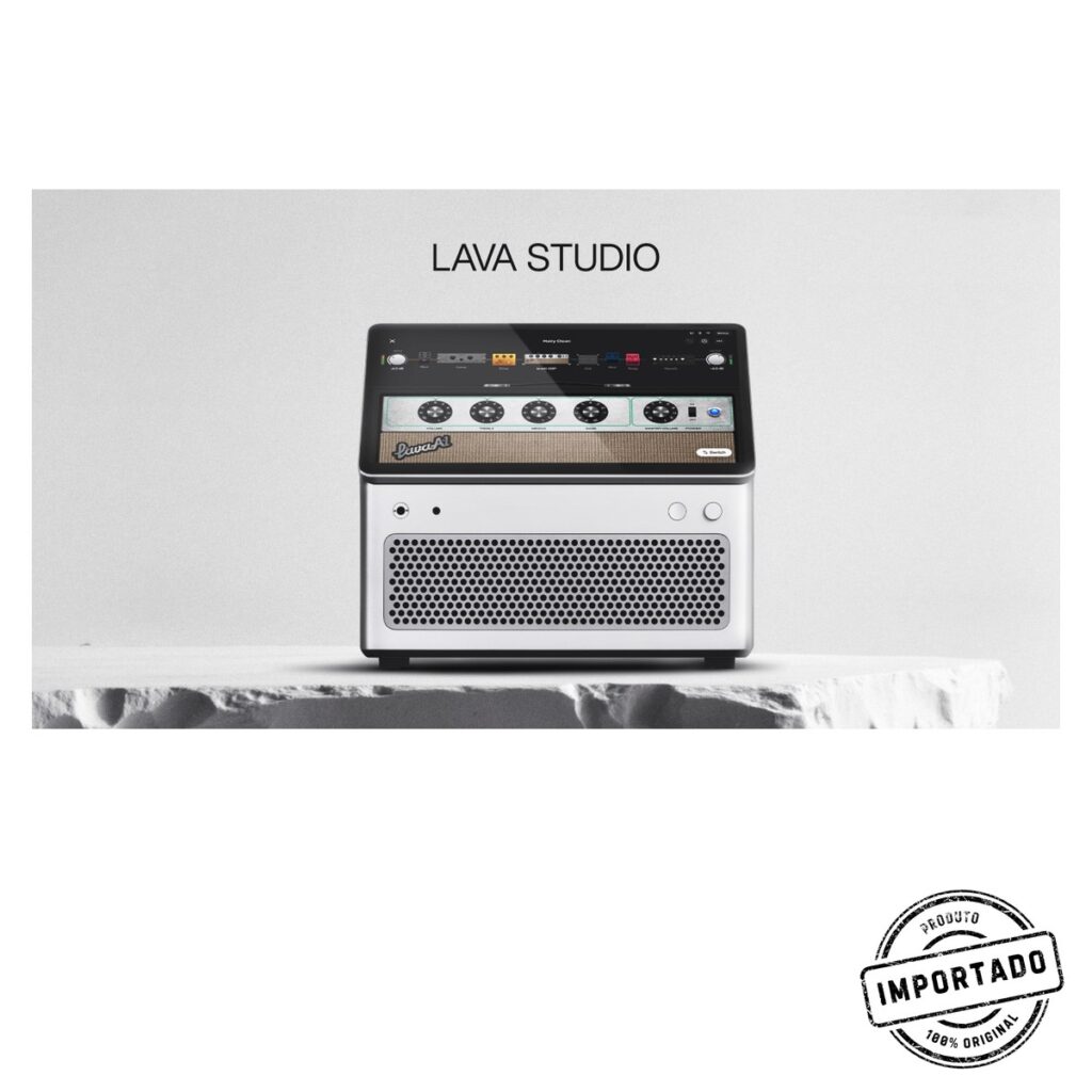 LAVA STUDIO – Amplificador Inteligente para Guitarra com Tela Touch