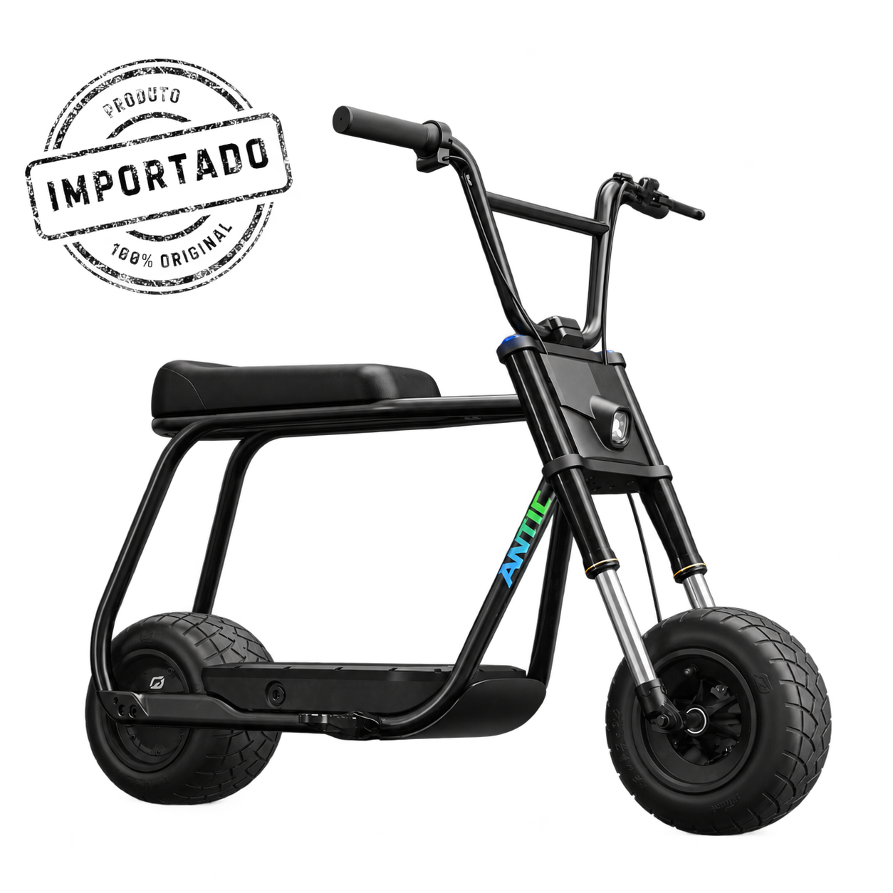 Antic Standard – Mini Moto Elétrica Preta - Imagem 1