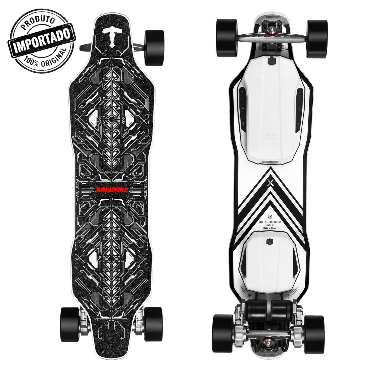Backfire Zealot X2 – Skate Elétrico Gear Drive - Imagem 1