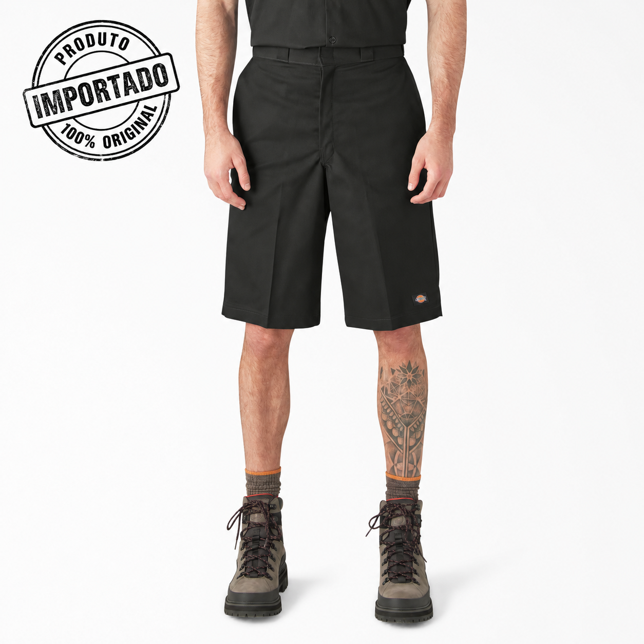 Dickies 42283 – Bermuda de Trabalho Masculina Loose Fit 13 Polegadas - Imagem 1