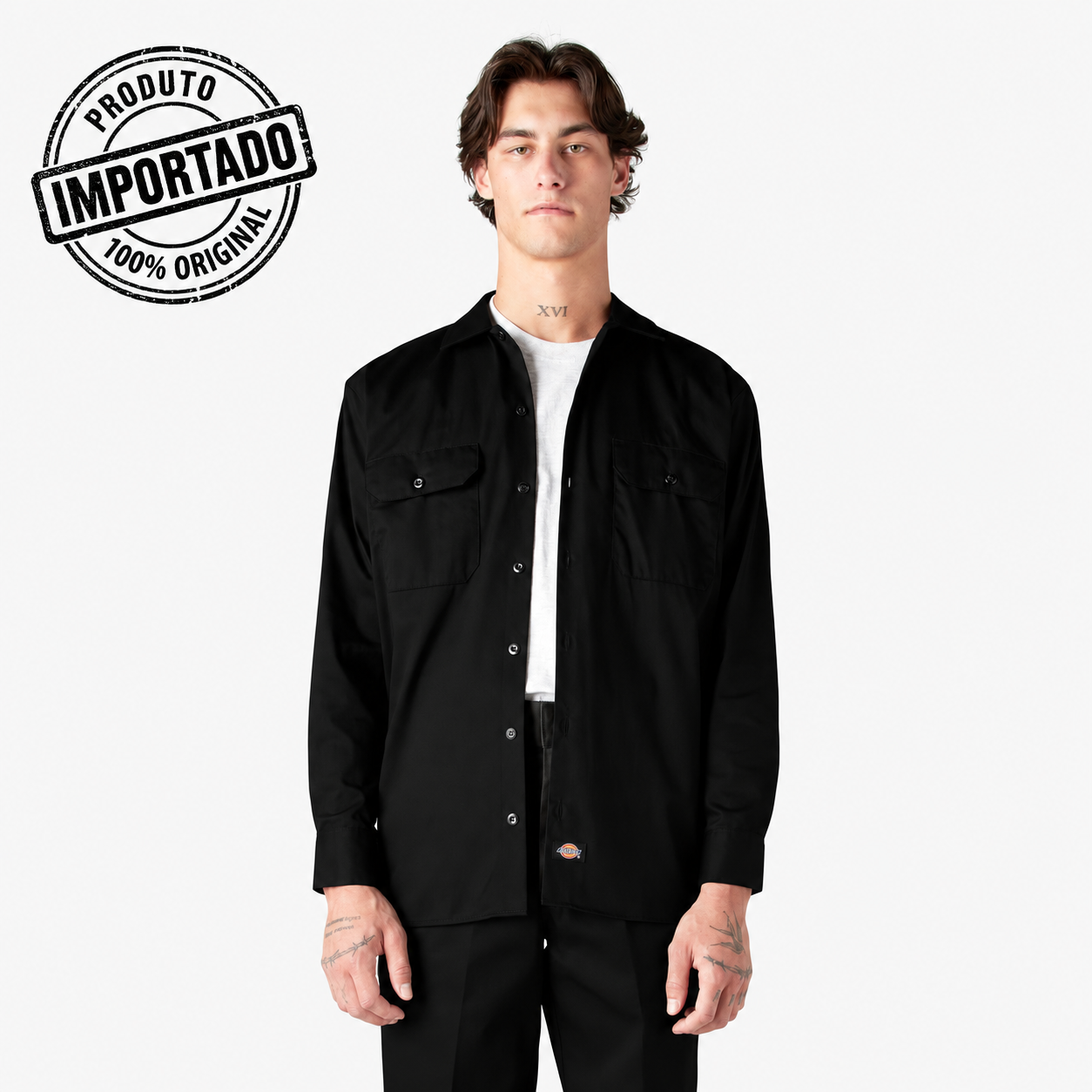 Dickies 574 – Camisa de Trabalho Masculina Manga Longa - Imagem 1