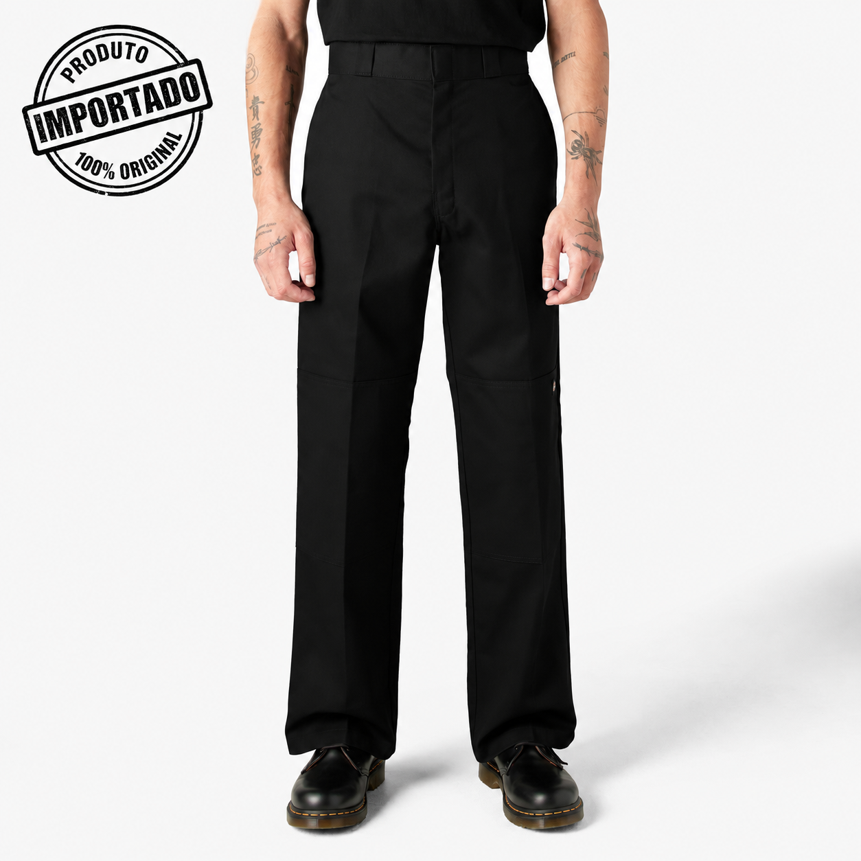 Dickies 85283 Double Knee – Calça de Trabalho Masculina Loose Fit - Imagem 1